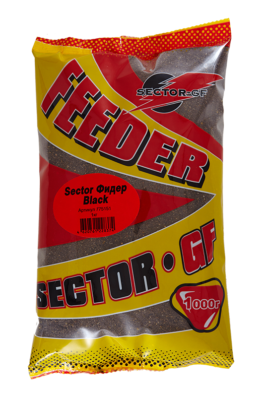 Прикормка SECTOR-GF Фидер Black
