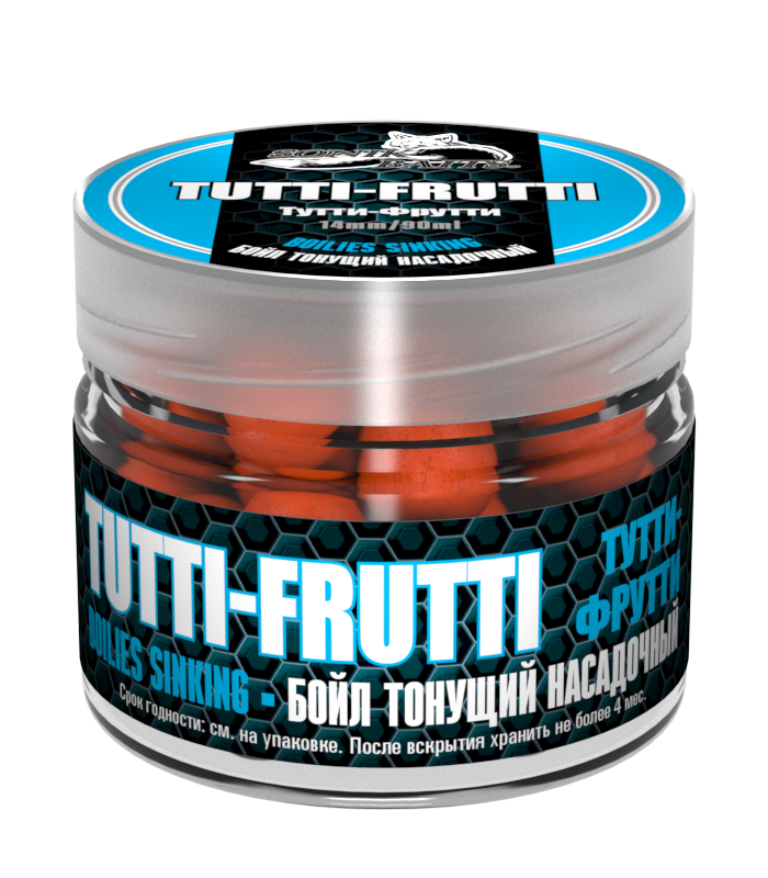 Бойл насадочный-тонущий 14 мм Tutti-Frutti (Тутти-Фрутти)
