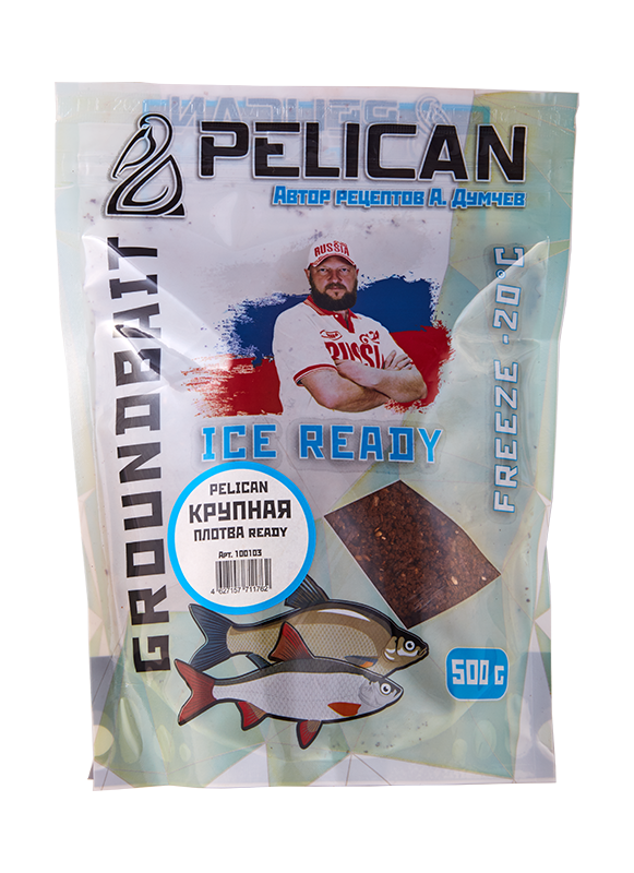 Прикормка Pelican Ice Ready Крупная Плотва