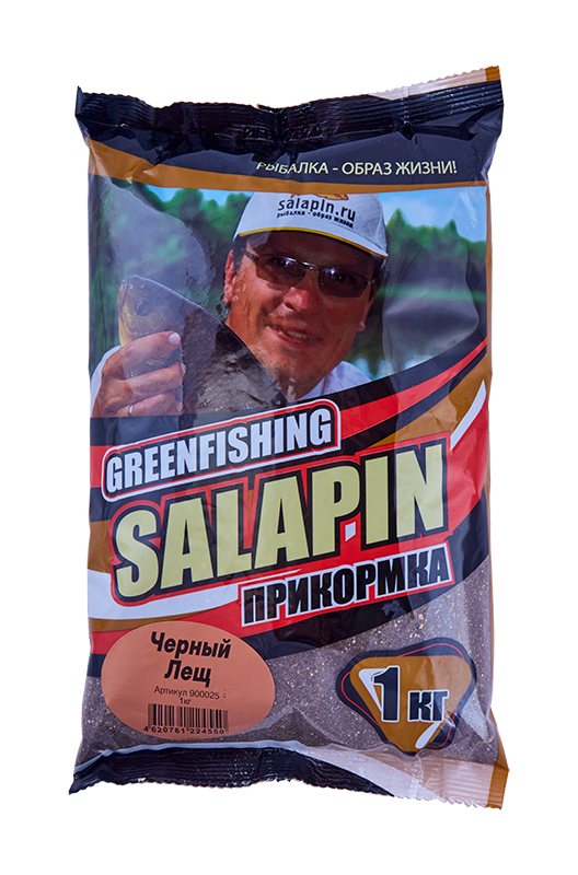 Прикормка Greenfishing Salapin Черный Лещ